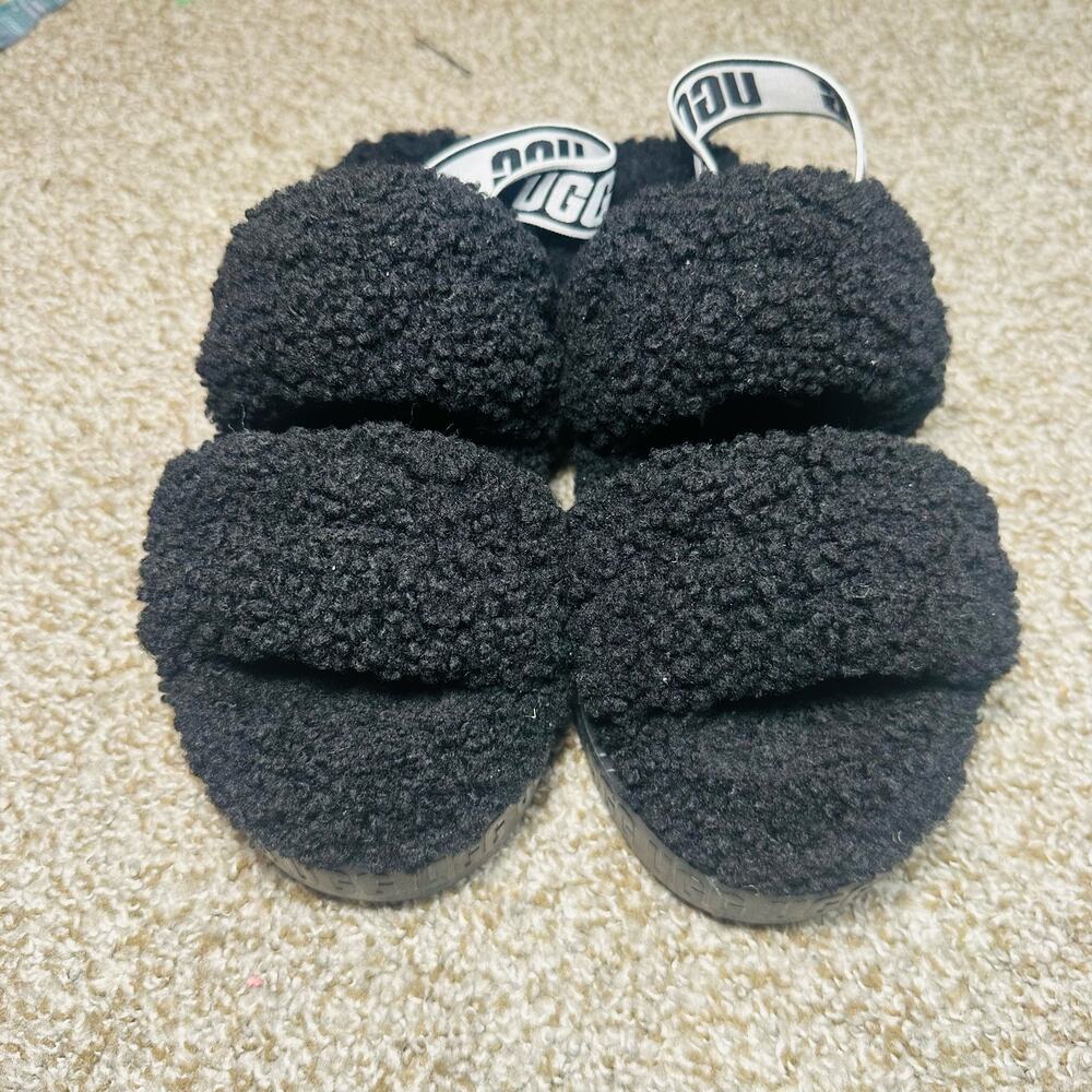 Ugg Fluff Slides 10 Woman - Picture 1 of 5
